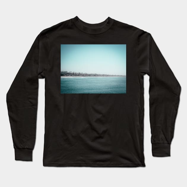 Oceanside California View of City from Pier V3 Long Sleeve T-Shirt by Family journey with God